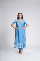A Day In Mumbai Embroidered Anarkali Set